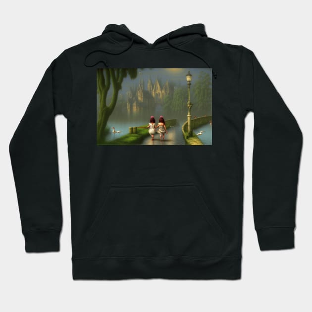 Flooded Castle Hoodie by PaigeCompositor